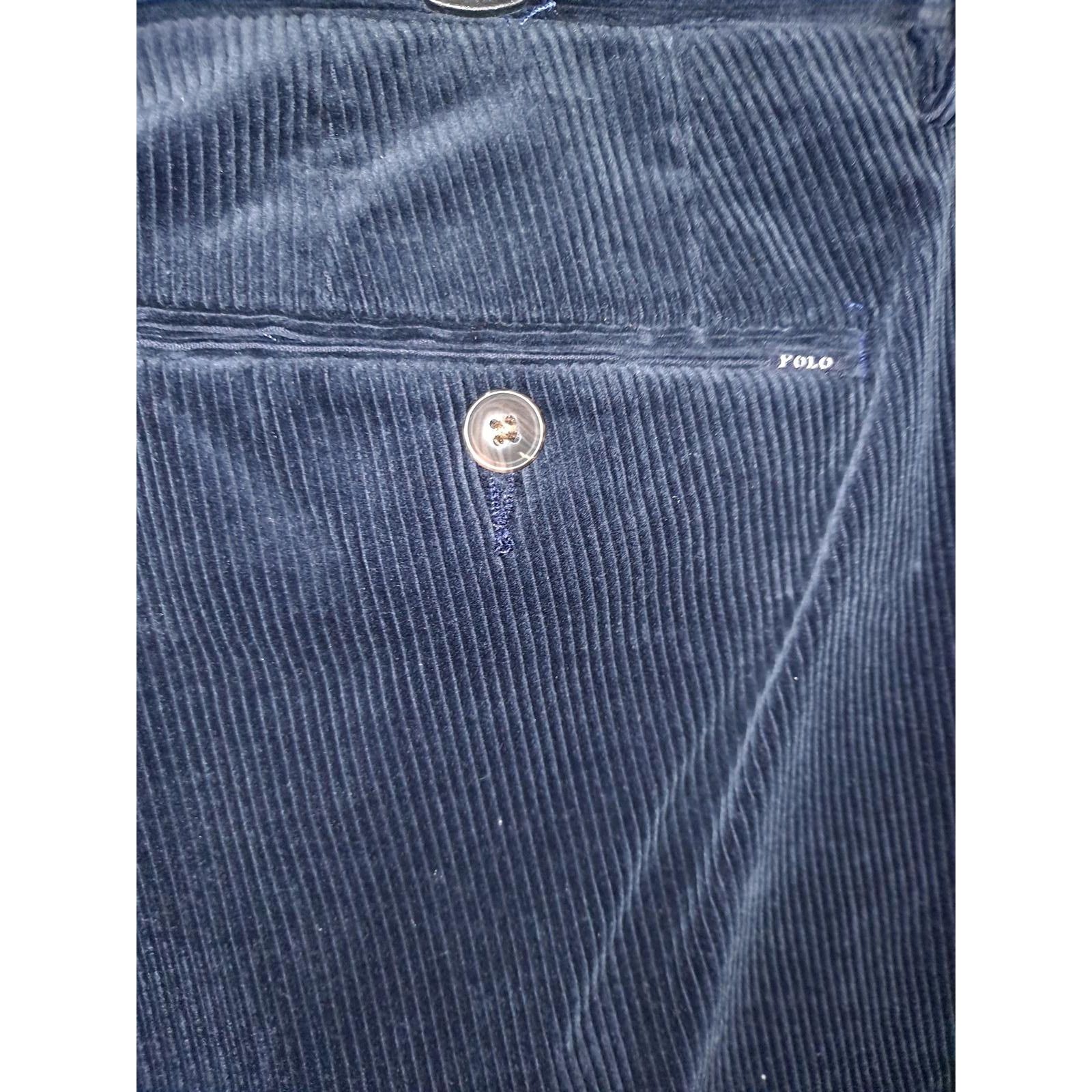 Polo Ralph Lauren Polo Ralph Lauren Classic Stretch Fit Blue Corduroy Pants Si Size US 36 / EU 52 - 4 Thumbnail
