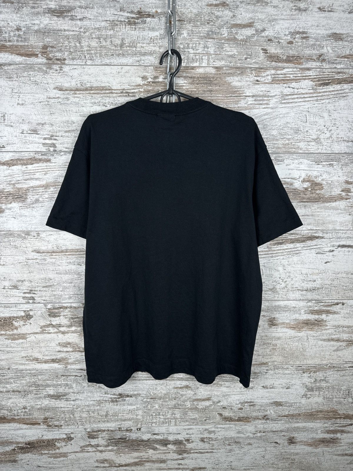 Nike Mens Vintage Nike centre swoosh T-shirt black drill y2k Size US M / EU 48-50 / 2 - 8 Thumbnail