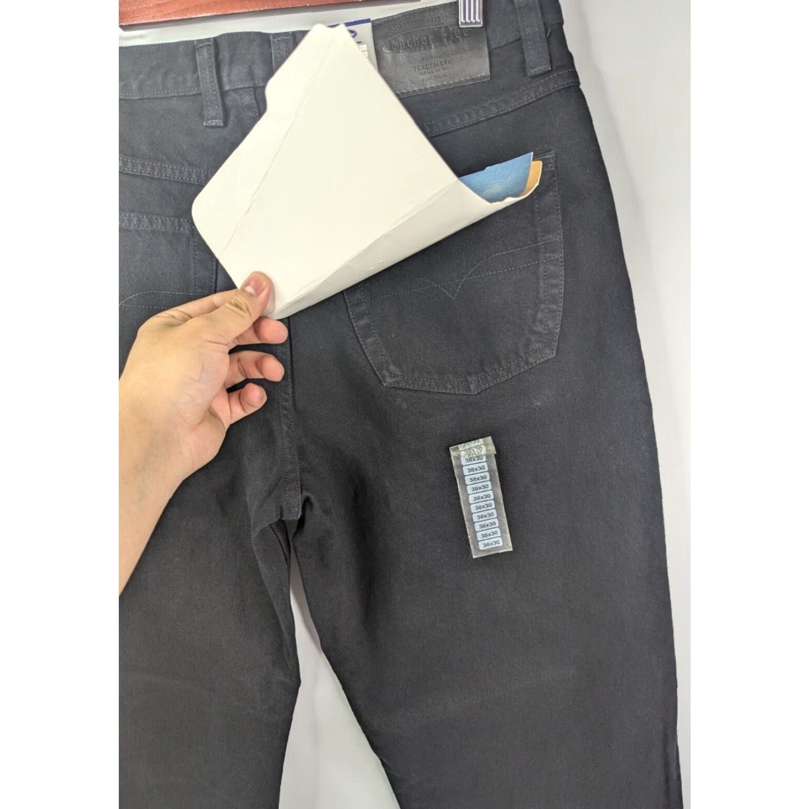 Anchor Blue VINTAGE Anchor Blue Jeans Men's 36x29 Relaxed Fit Black Denim Skater Y2K Jeans Mens Size US 36 / EU 52 - 3 Thumbnail