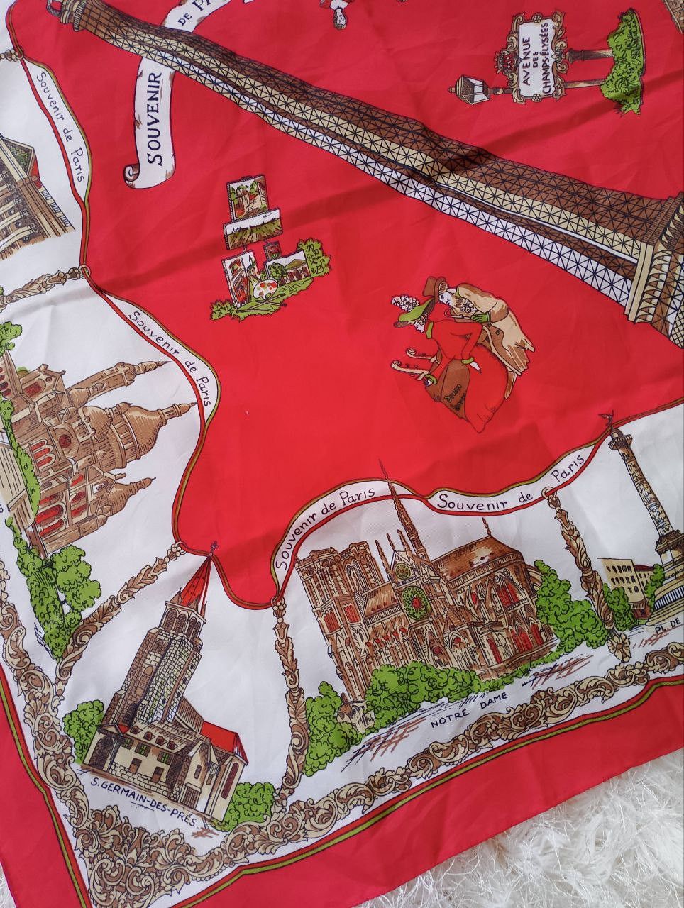Vintage Vintage J D'Ormont Paris "Eiffel Tower & Scenes of Paris" Size ONE SIZE - 4 Thumbnail
