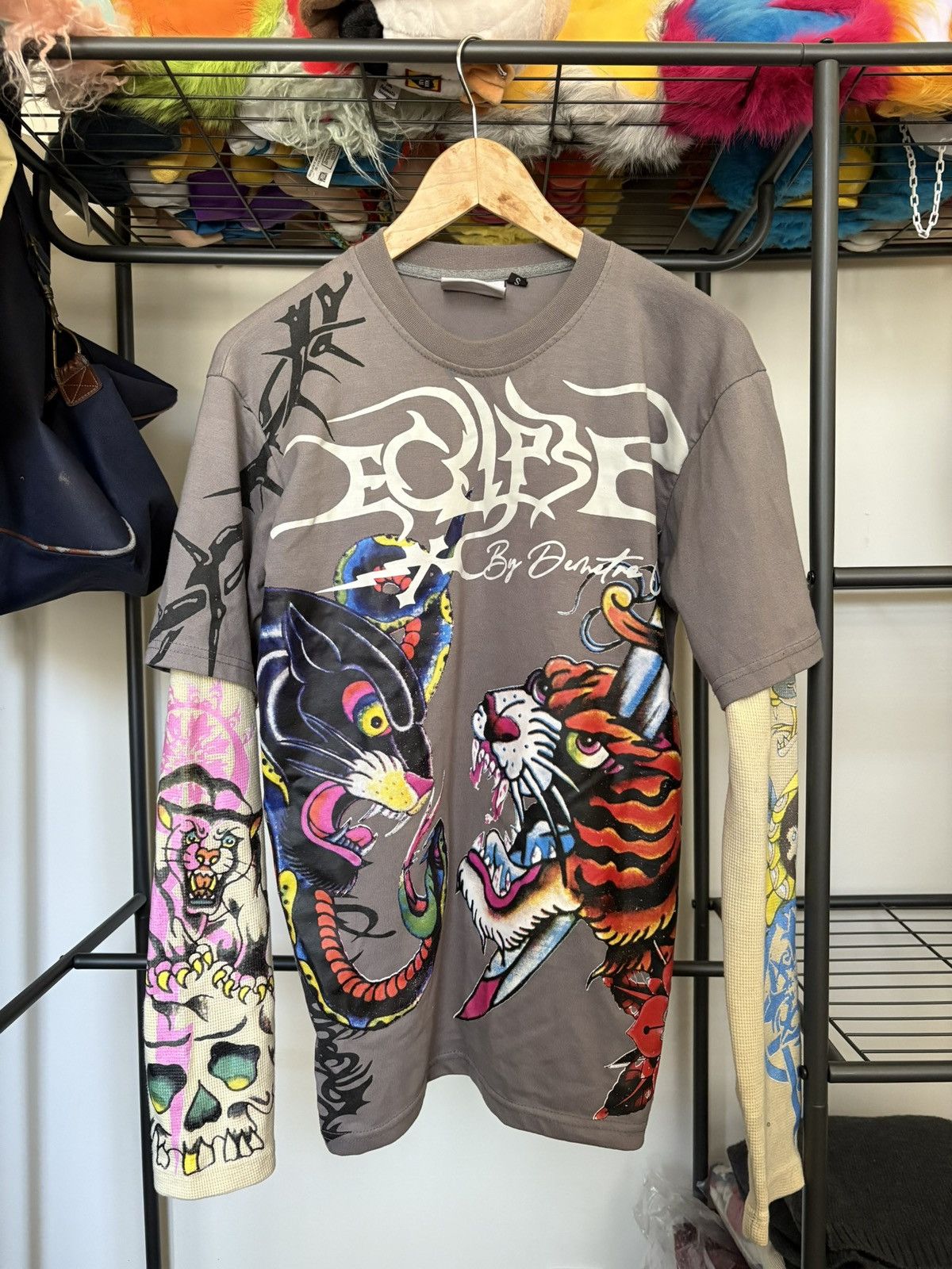 Other Y2K Tattoo Style Longsleeve Size US S / EU 44-46 / 1 - 1 Thumbnail