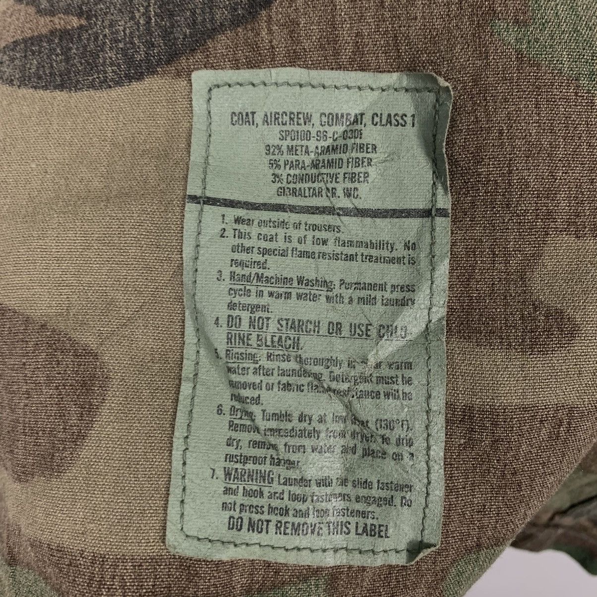 Vintage Vintage US Military Combat Camouflage Jacket Size US L / EU 52-54 / 3 - 16 Thumbnail