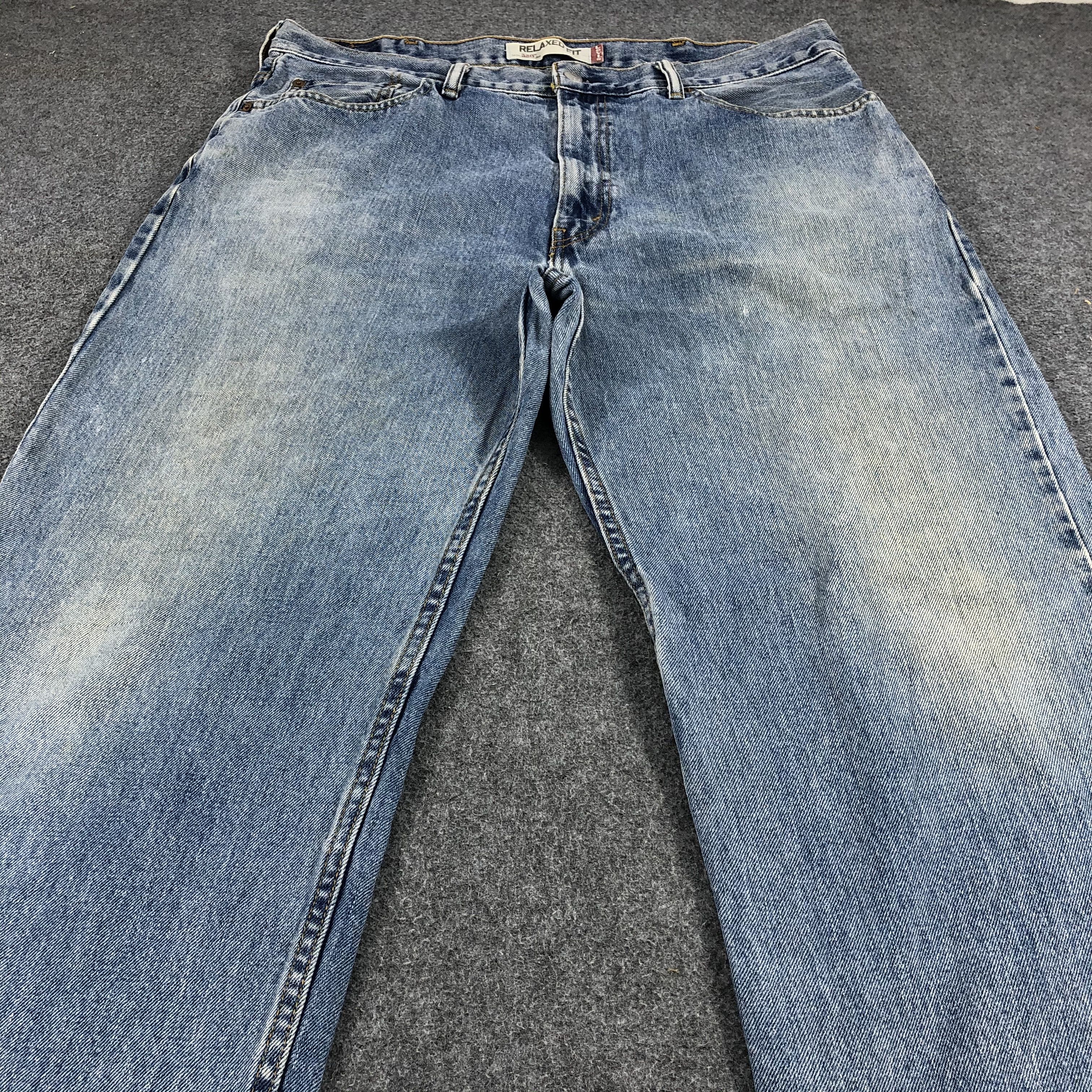 Levi's Vintage Levis 550 Jeans Stone Wash Denim-J1069 Size US 38 / EU 54 - 3 Thumbnail