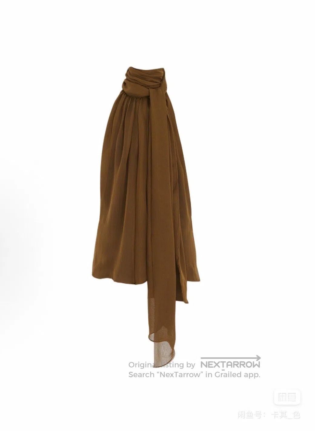Saint Laurent Paris Saint Laurent Paris Silk Cascading Pleated Top| Size US S / EU 44-46 / 1 - 4 Thumbnail