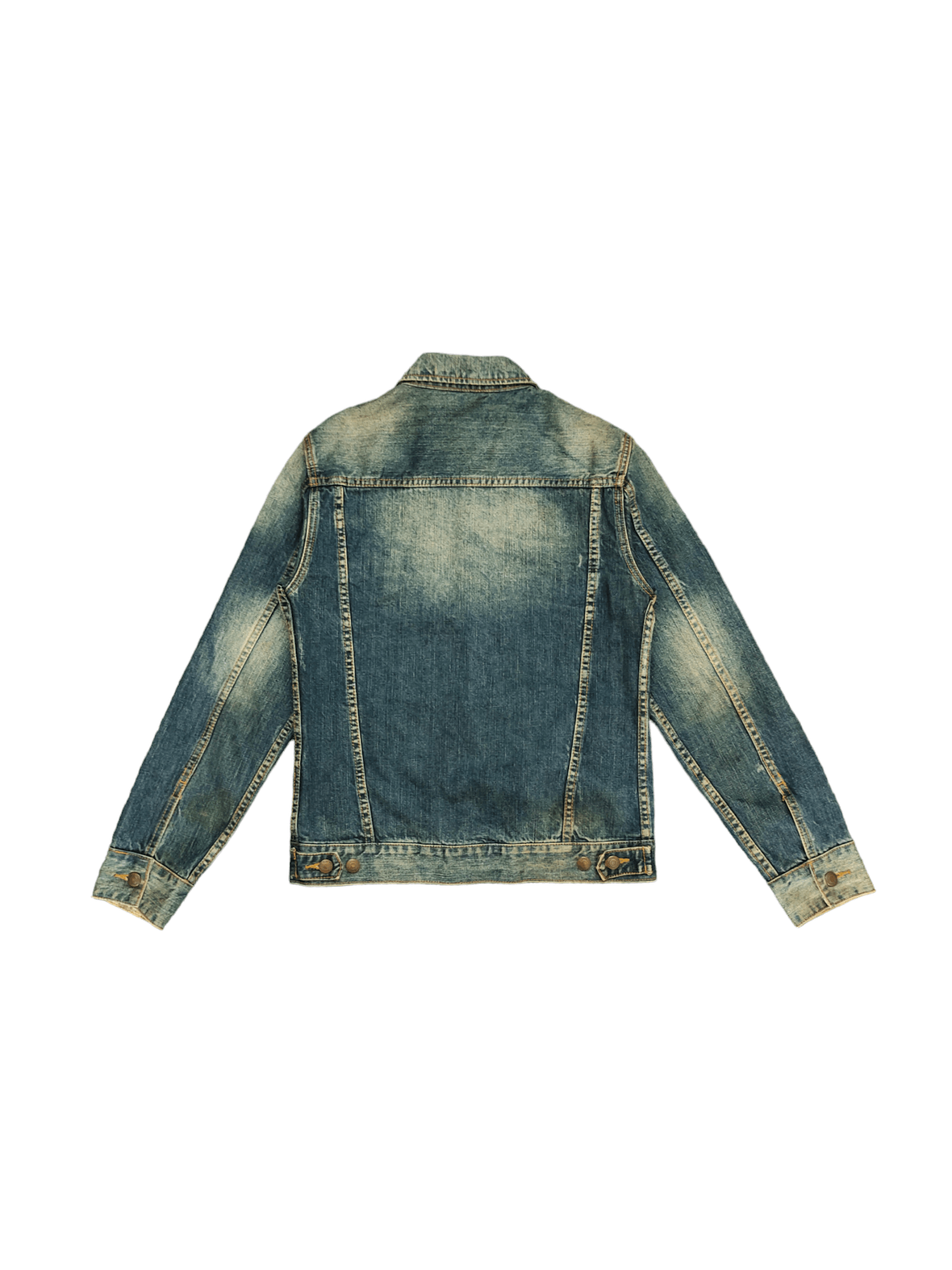 If Six Was Nine Japanese Brand Jackrose Type Three Trucker Denim Jackets Size US S / EU 44-46 / 1 - 11 Thumbnail