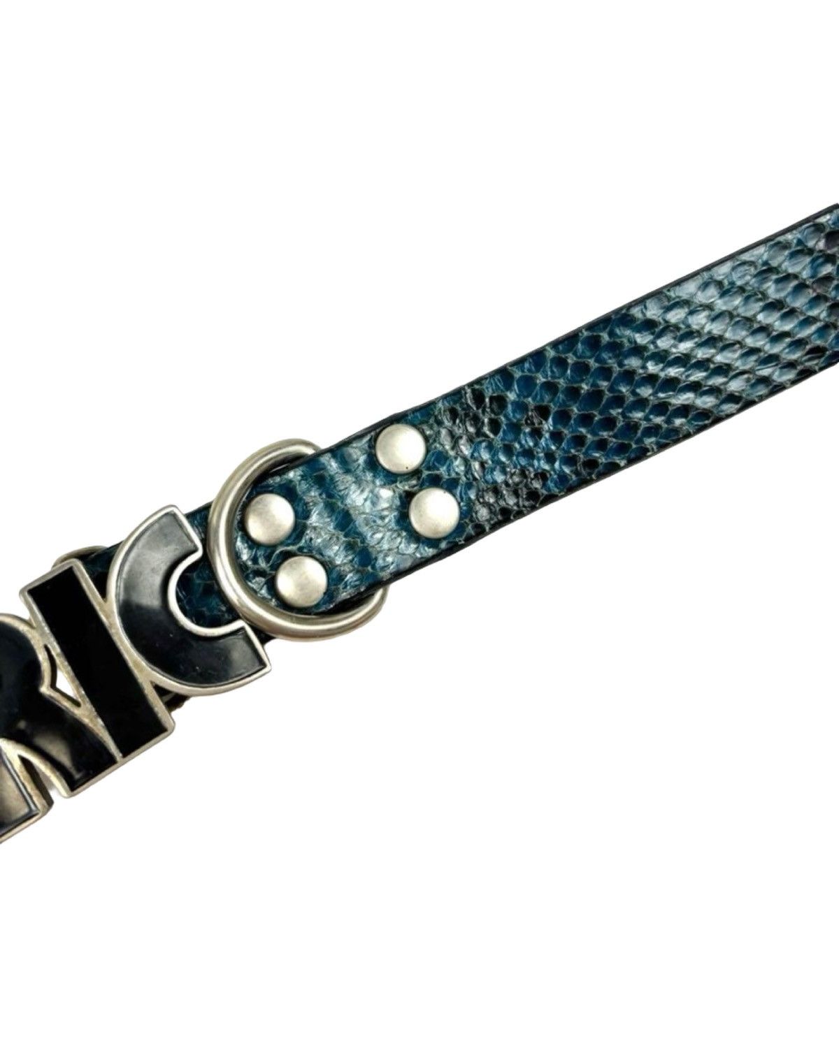 Hysteric Glamour Snake Print Embossed Leather Spell Out Belt Size ONE SIZE - 5 Thumbnail