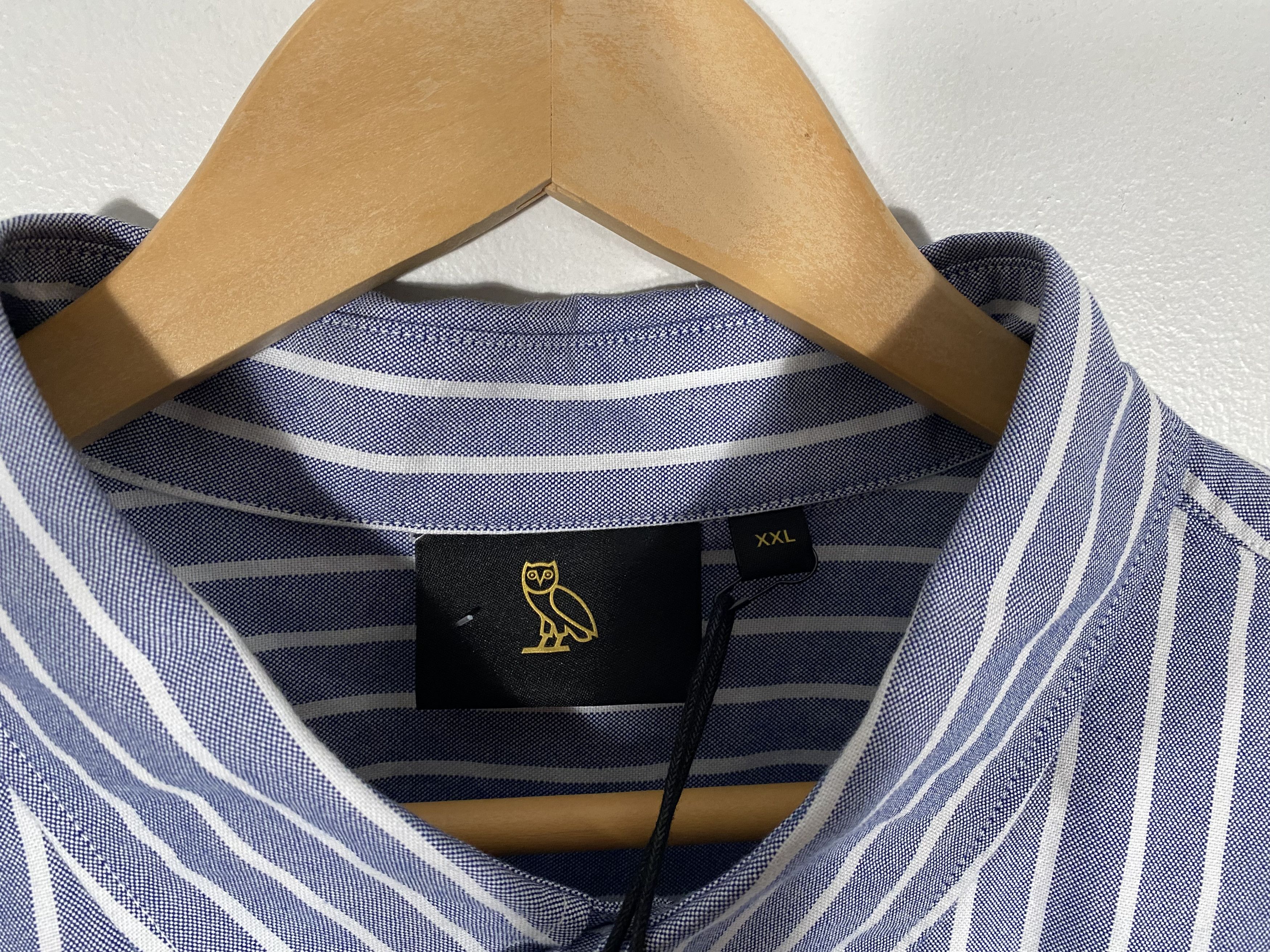 October's Very Own NWT Octobers Very Own Vertical Stripe LS Woven Shirt Size US XXL / EU 58 / 5 - 7 Thumbnail