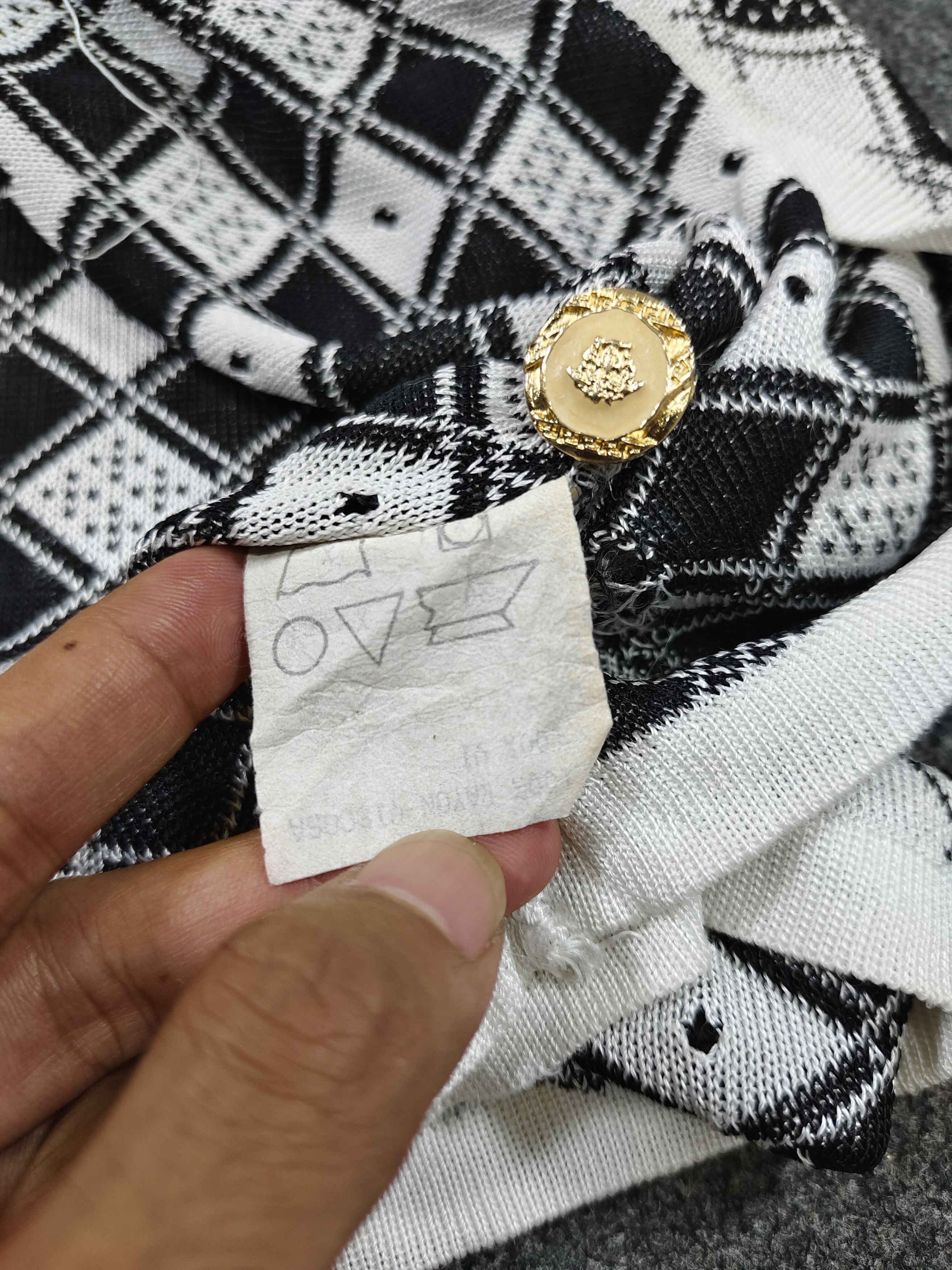 Versace ARCHIVED🇮🇹 Vtg 80s Gianni Versace Versatile Rayon Knitted Size L / US 10 / IT 46 - 13 Thumbnail