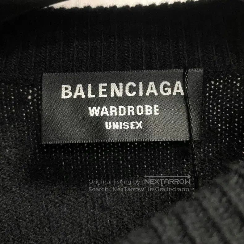 Balenciaga Balenciaga 2023 Black Logo Cashmere Sweater. Size US M / EU 48-50 / 2 - 3 Thumbnail