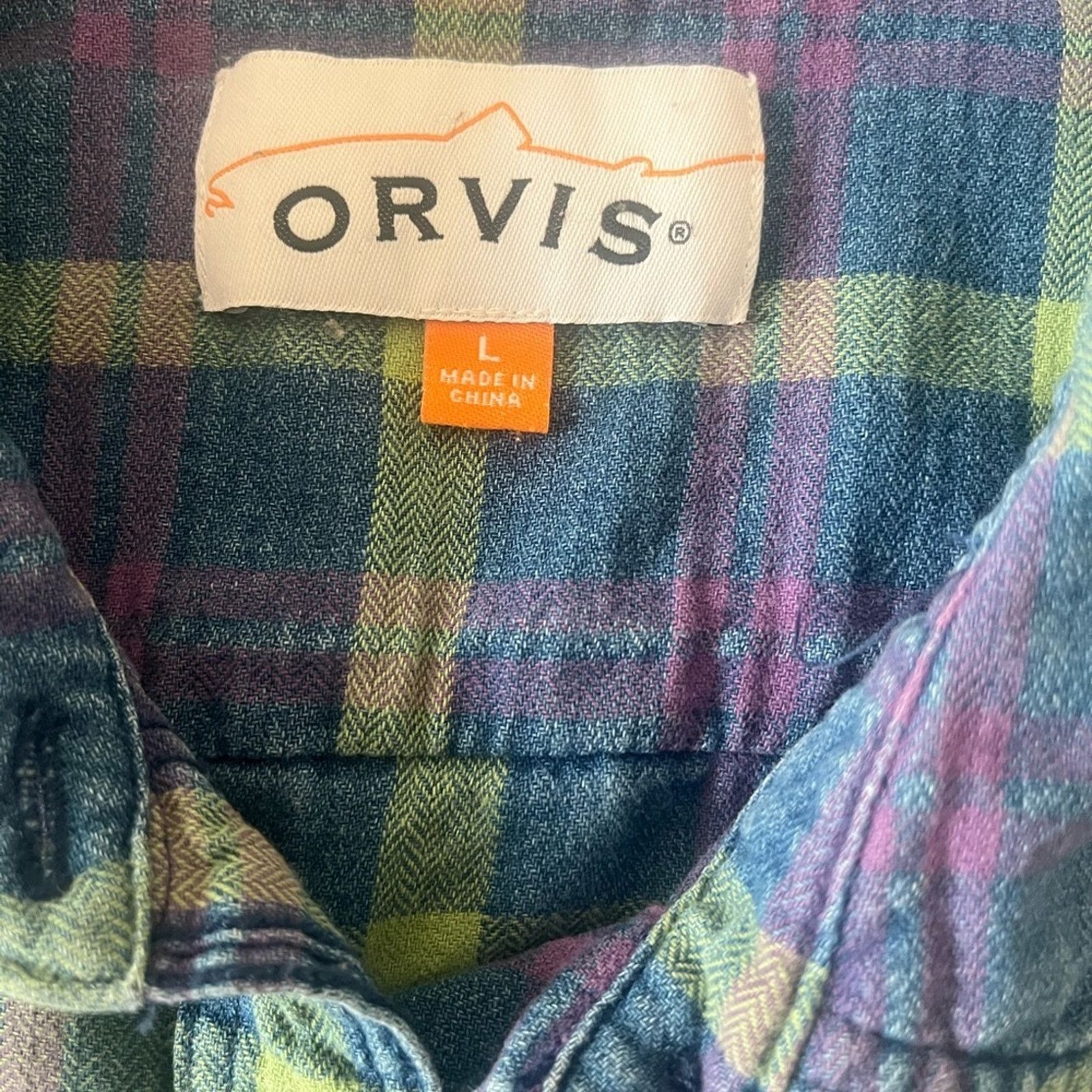 Orvis Orvis long sleeve button up plaid shacket. Size Large Size L / US 10 / IT 46 - 5 Thumbnail