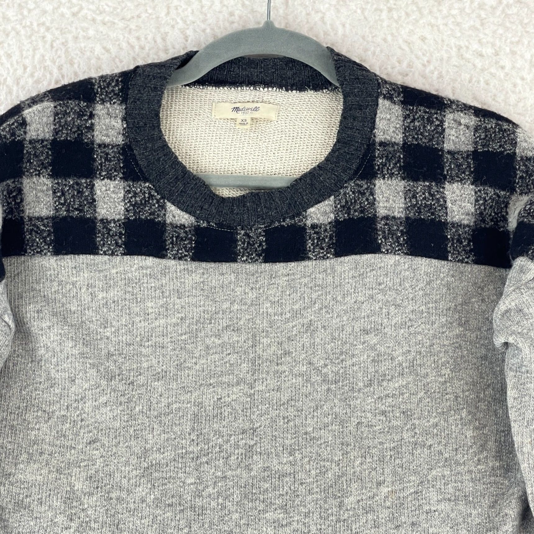 Madewell Madewell Gray Wool Pullover Sweater Womens Long Sleeve Crew Neck Size XS Size XS / US 0-2 / IT 36-38 - 3 Thumbnail