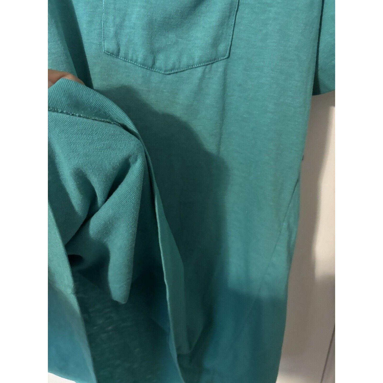 Other vintage 60s aqua blue thin distressed polo donegal large Size US L / EU 52-54 / 3 - 7 Thumbnail