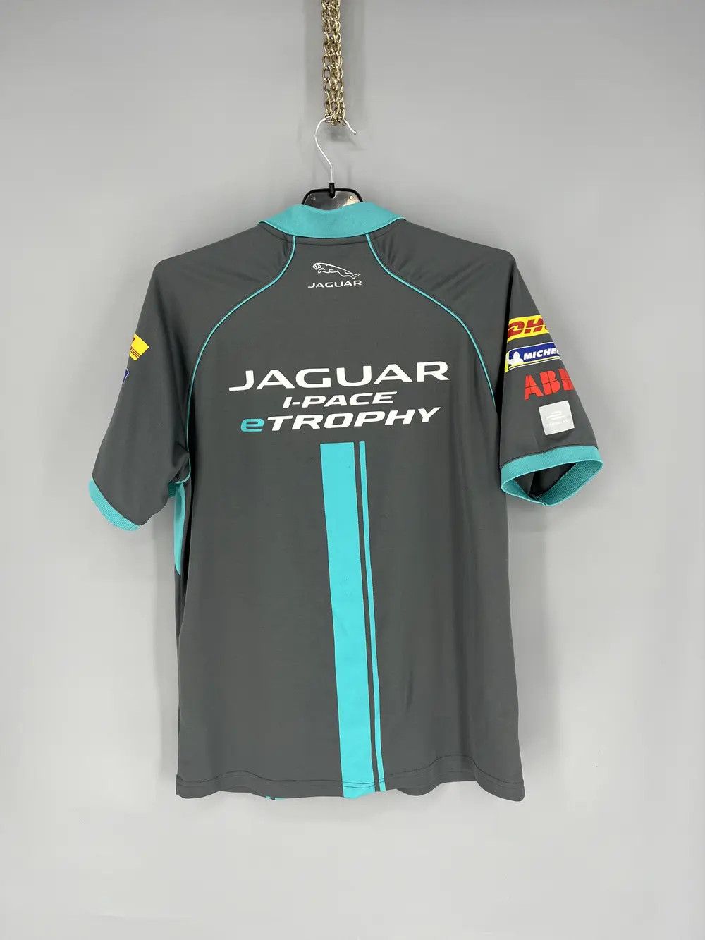 Formula 1 Vintage Jaguar racing I-PACE etrophy formula 1 polo shirt Size US M / EU 48-50 / 2 - 8 Thumbnail