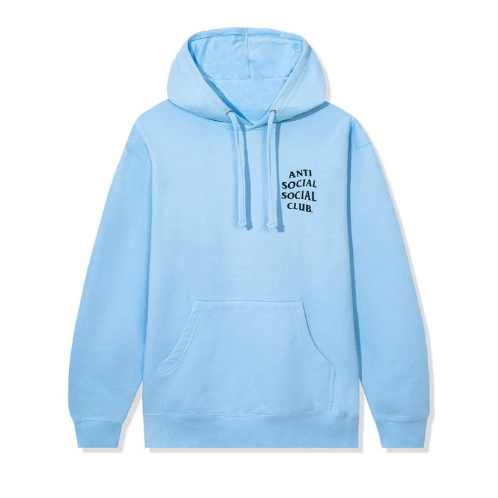 Anti Social Social Club Anti Social Social Club Kkoch Hoodie Blue DS ...