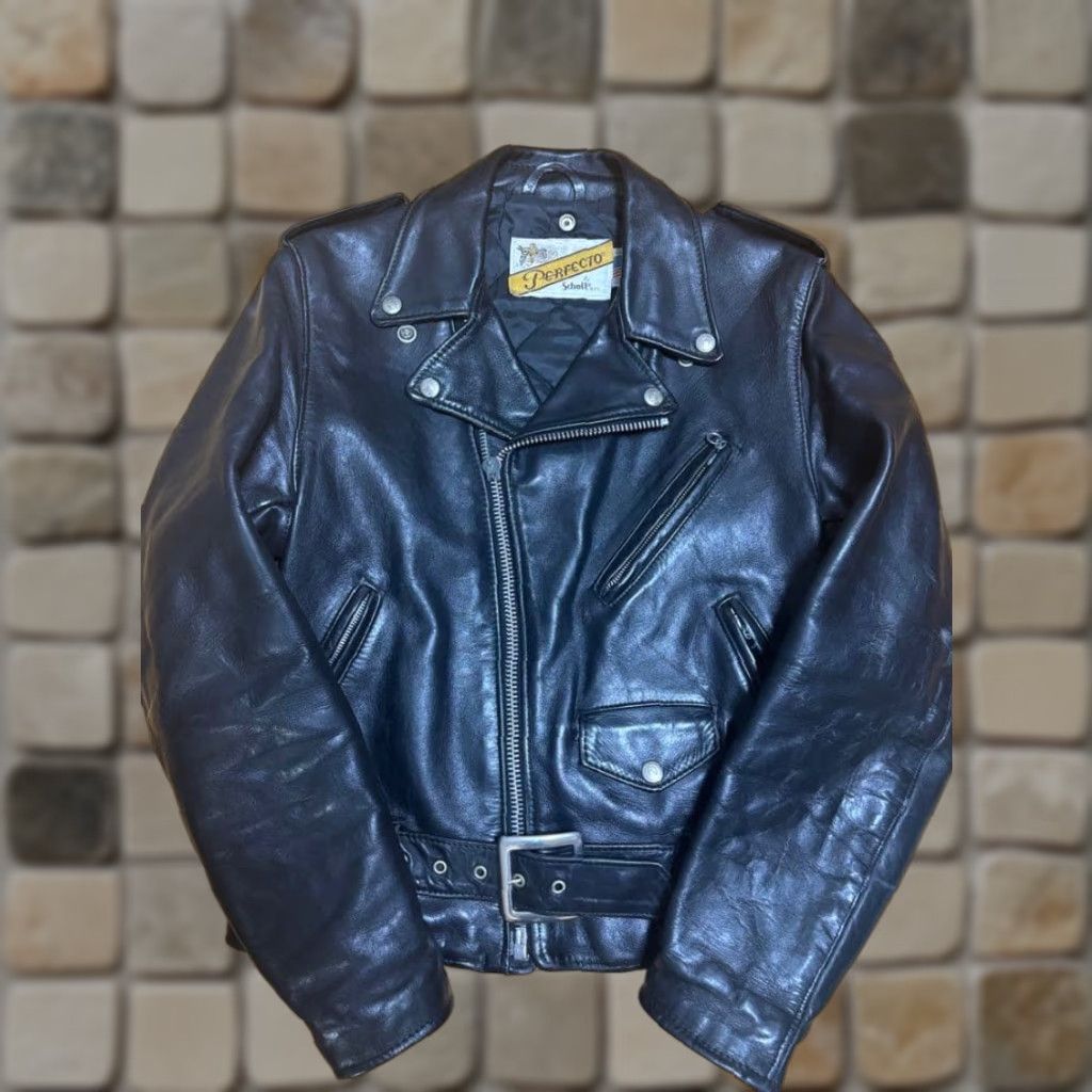 Schott VINTAGE SCHOTT NYC 118 Perfecto 36 Double Rider Leather