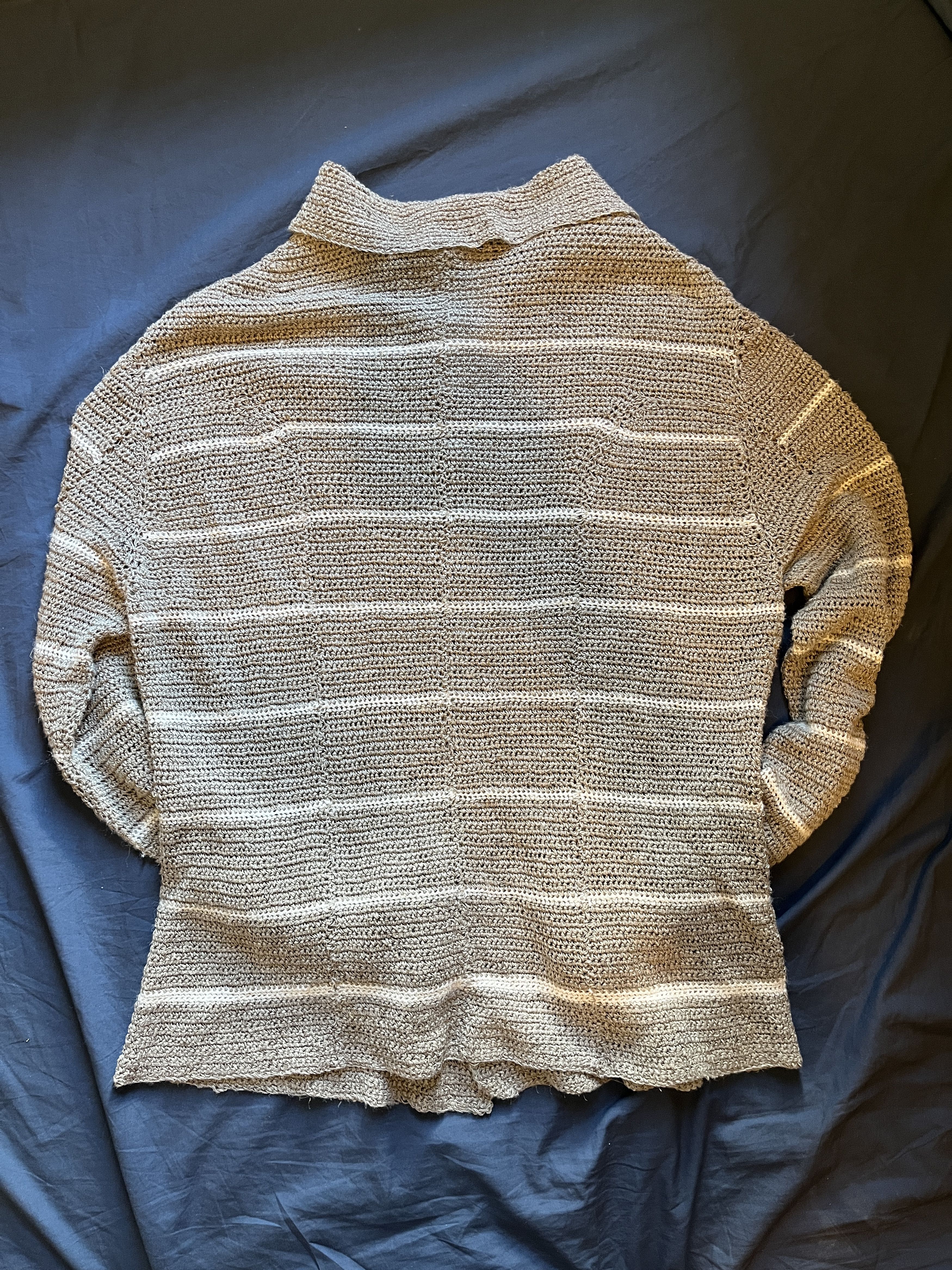 John Alexander Skelton JAS CV French hemp and Antique linen crochet Size US M / EU 48-50 / 2 - 3 Thumbnail