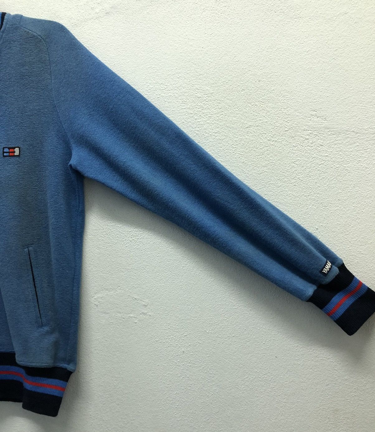 Yamaha Yamaha Sports Zip-Up Jacket Size L Blue Retro Bomber Style Size US L / EU 52-54 / 3 - 7 Thumbnail