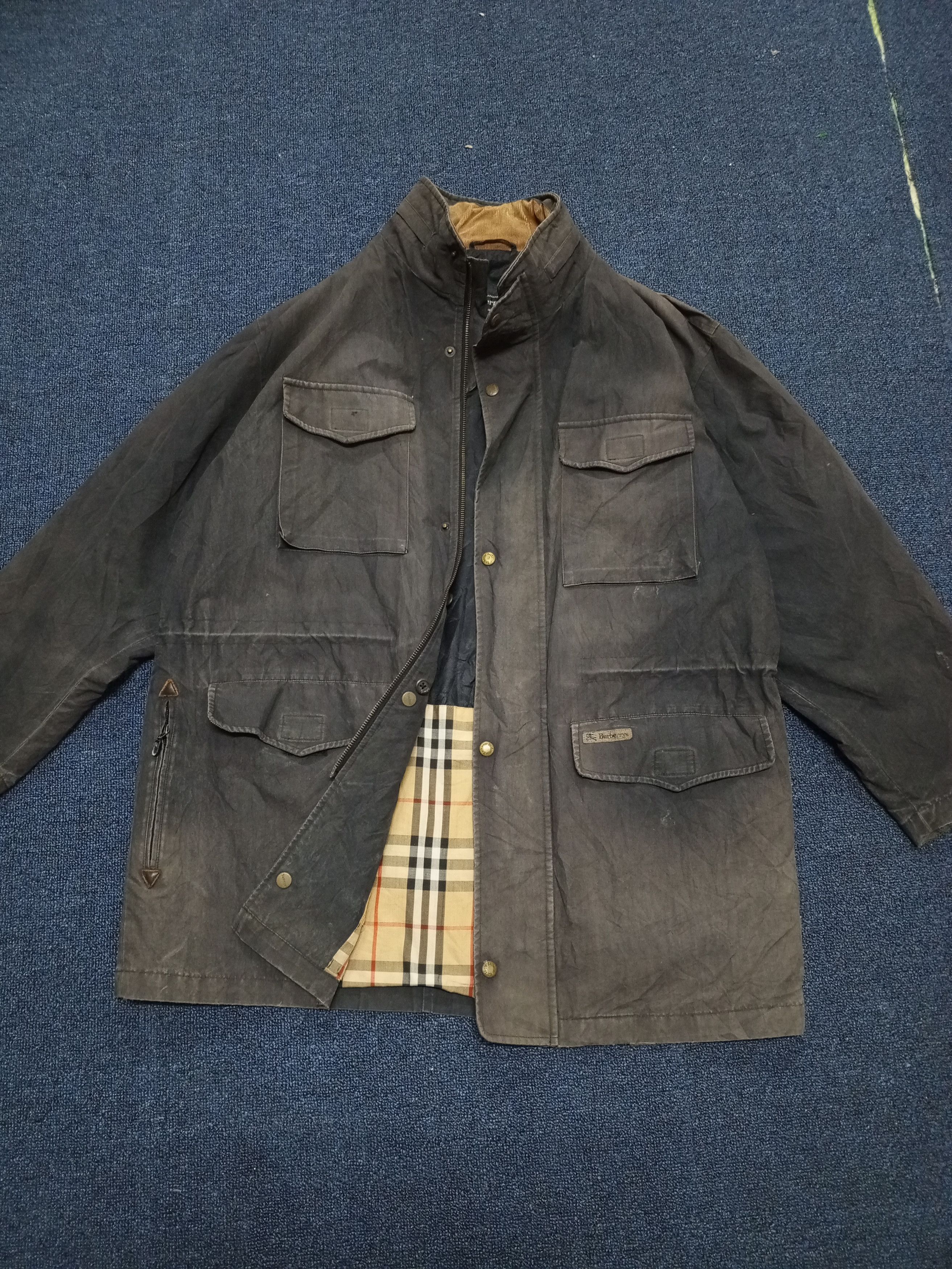 Burberry BURBERRY LONG JACKET RARE Size US XXL / EU 58 / 5 - 1 Thumbnail