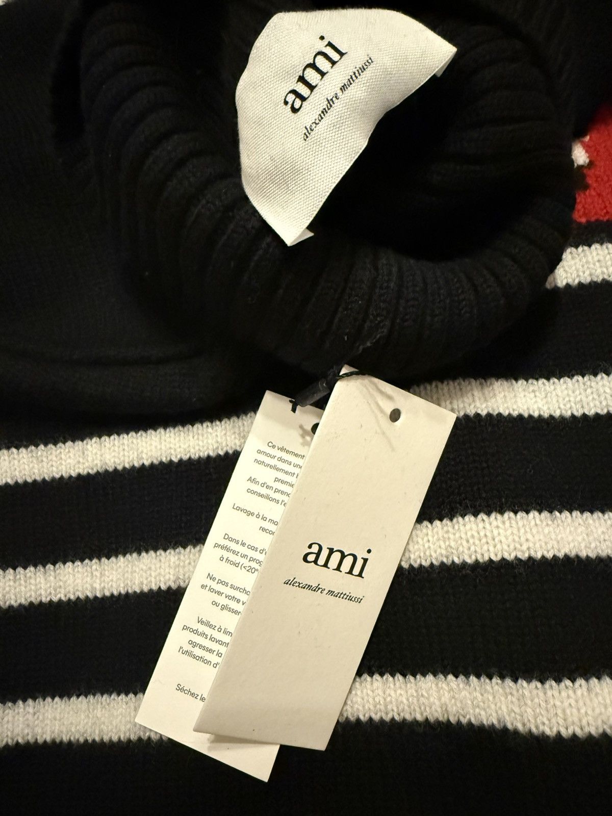 AMI Ami Paris Striped Sweater Size US M / EU 48-50 / 2 - 7 Thumbnail