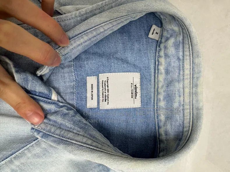 Visvim Visvim 17aw Blue Cashew Denim Shirt Size US M / EU 48-50 / 2 - 4 Thumbnail