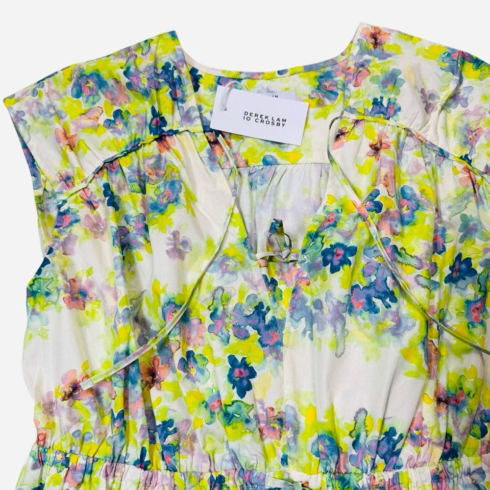 Derek Lam 10 Crosby NWT New $295 DEREK LAM 10 CROSBY Caroline Double Tie Top Eu Size L / US 10 / IT 46 - 4 Thumbnail