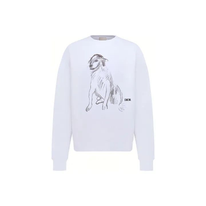 Dior Dior Dior Animal Print Crewneck Sweatshirt for Men 0079-25 Size US L / EU 52-54 / 3 - 1 Thumbnail