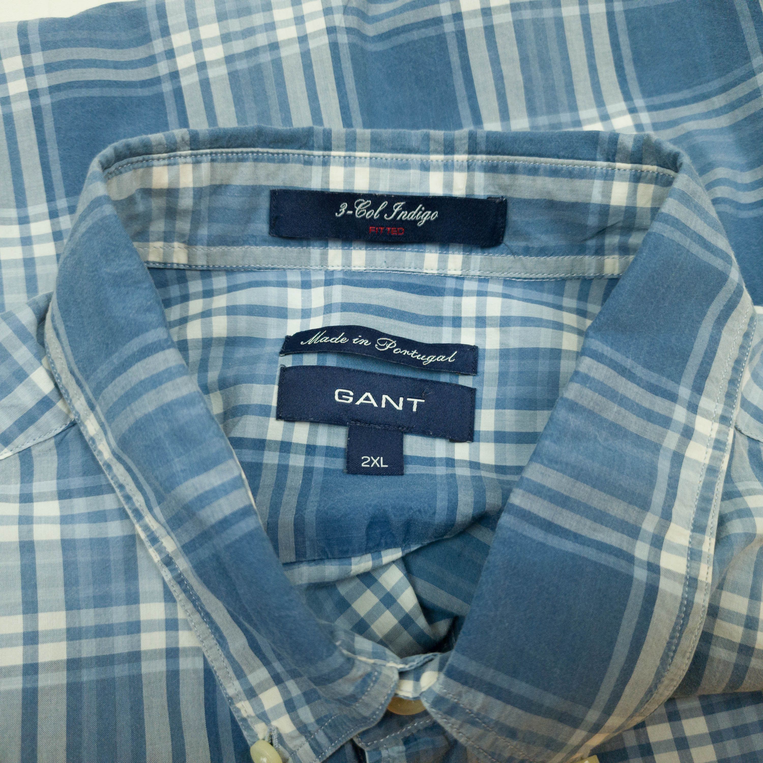 Gant GANT SHIRT LONG SLEEVE COTTON SIZE XL (LABEL 2XL) Size US XL / EU 56 / 4 - 5 Thumbnail
