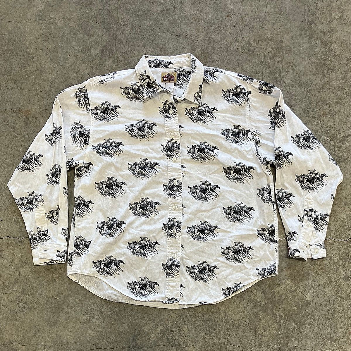 Vintage Vintage Western Shirt Size US L / EU 52-54 / 3 - 1 Thumbnail