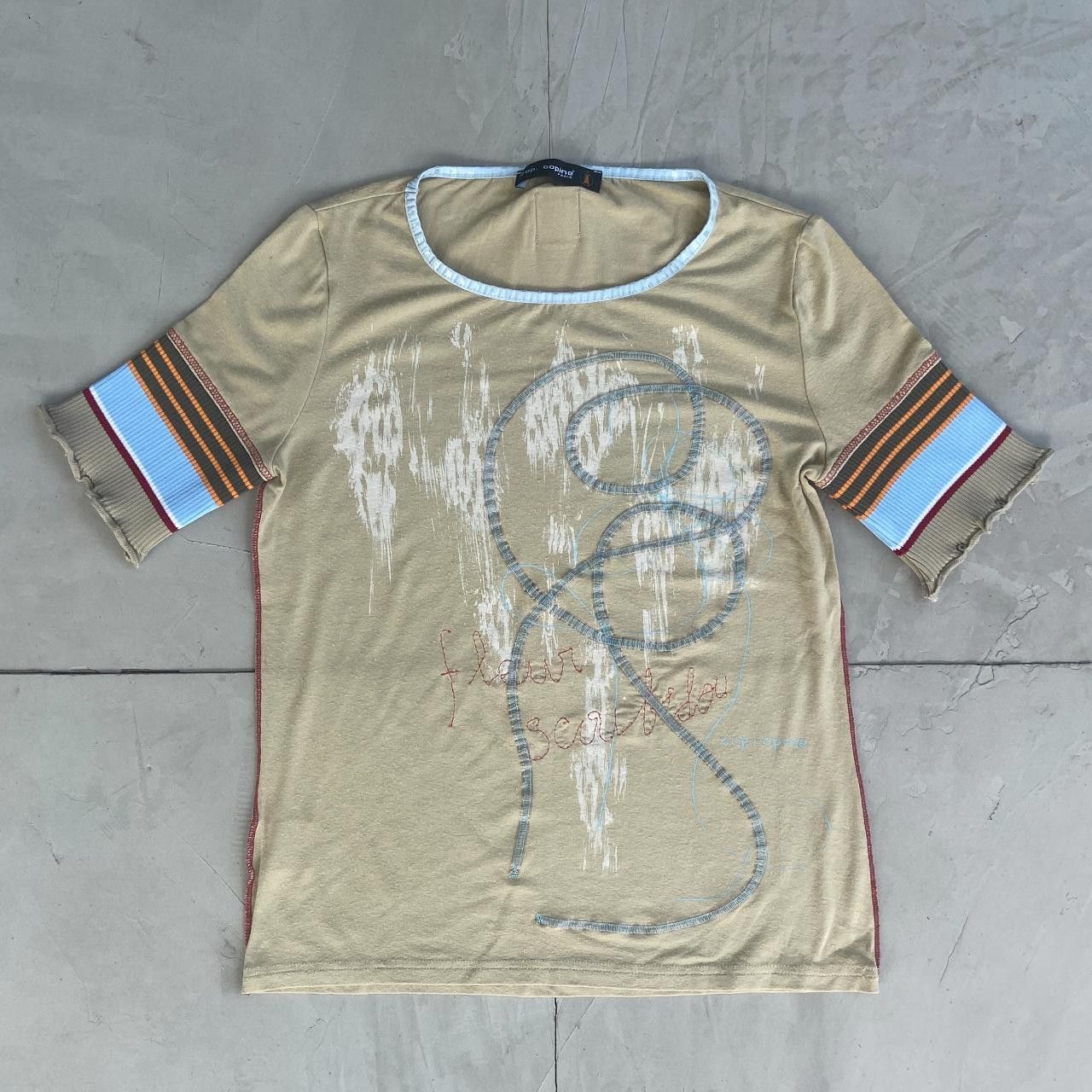 Cop Copine Embroidered Tee.