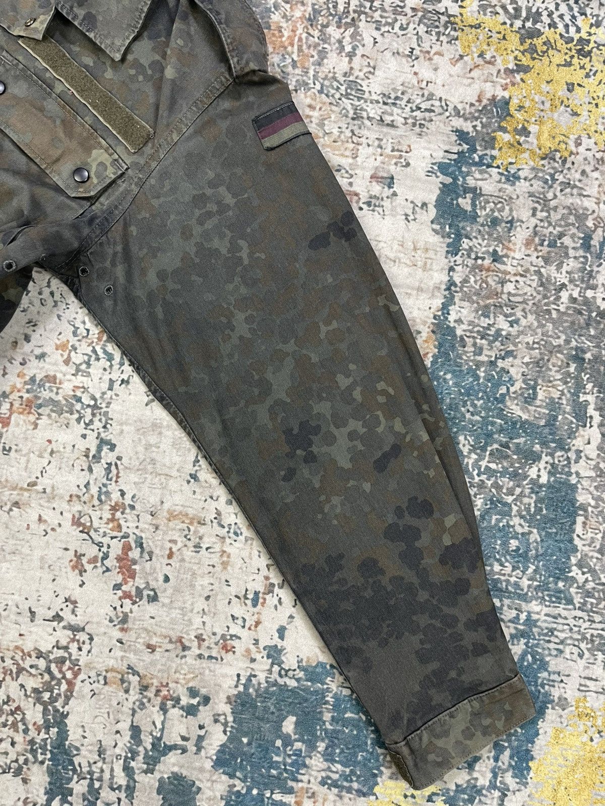Vintage Vtg German Military Flecktarn Camouflage Field Jacket Size US S / EU 44-46 / 1 - 6 Thumbnail
