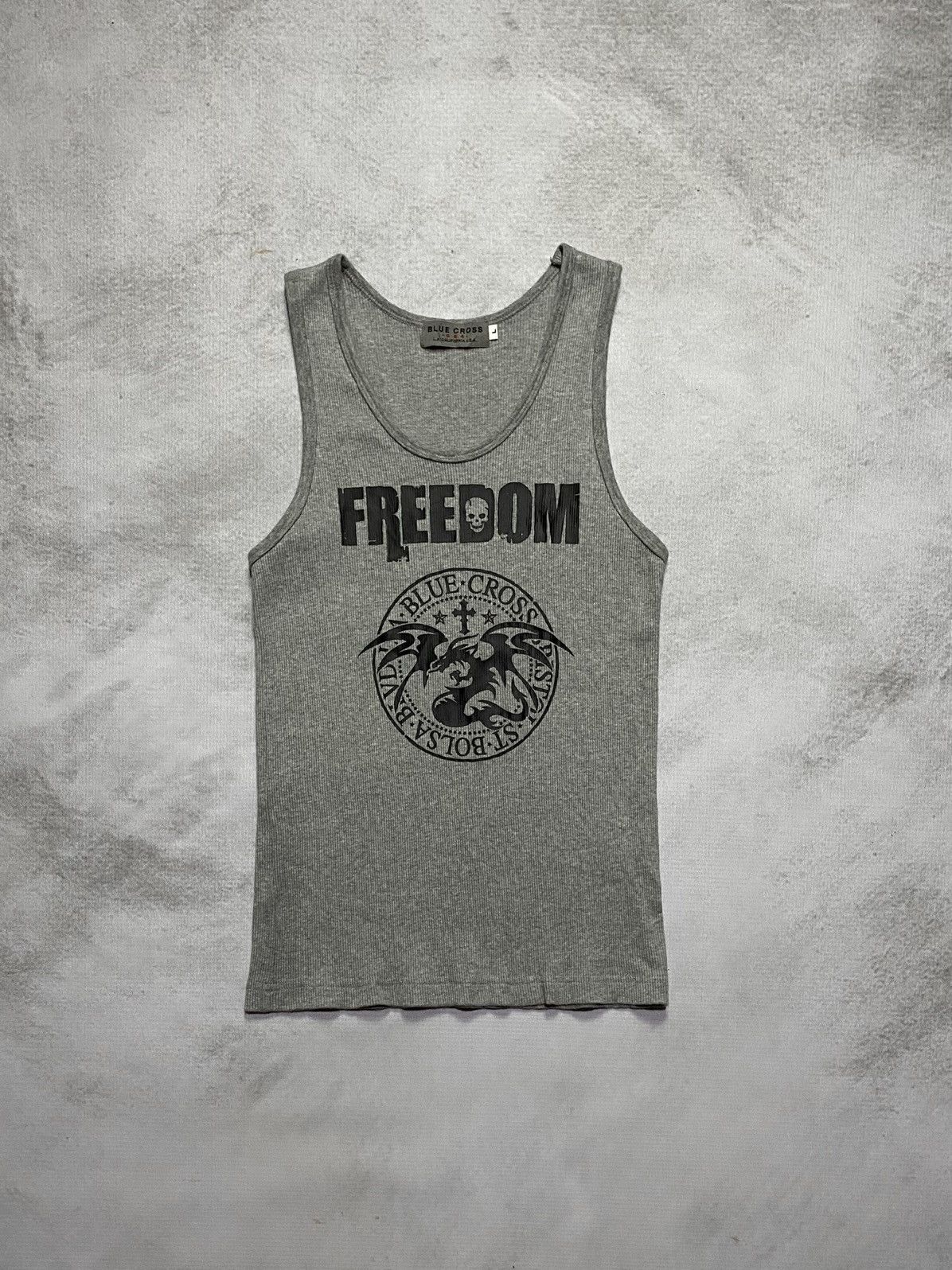 Hysteric Glamour Blue Cross Dragon Tank Top Size US S / EU 44-46 / 1 - 1 Thumbnail