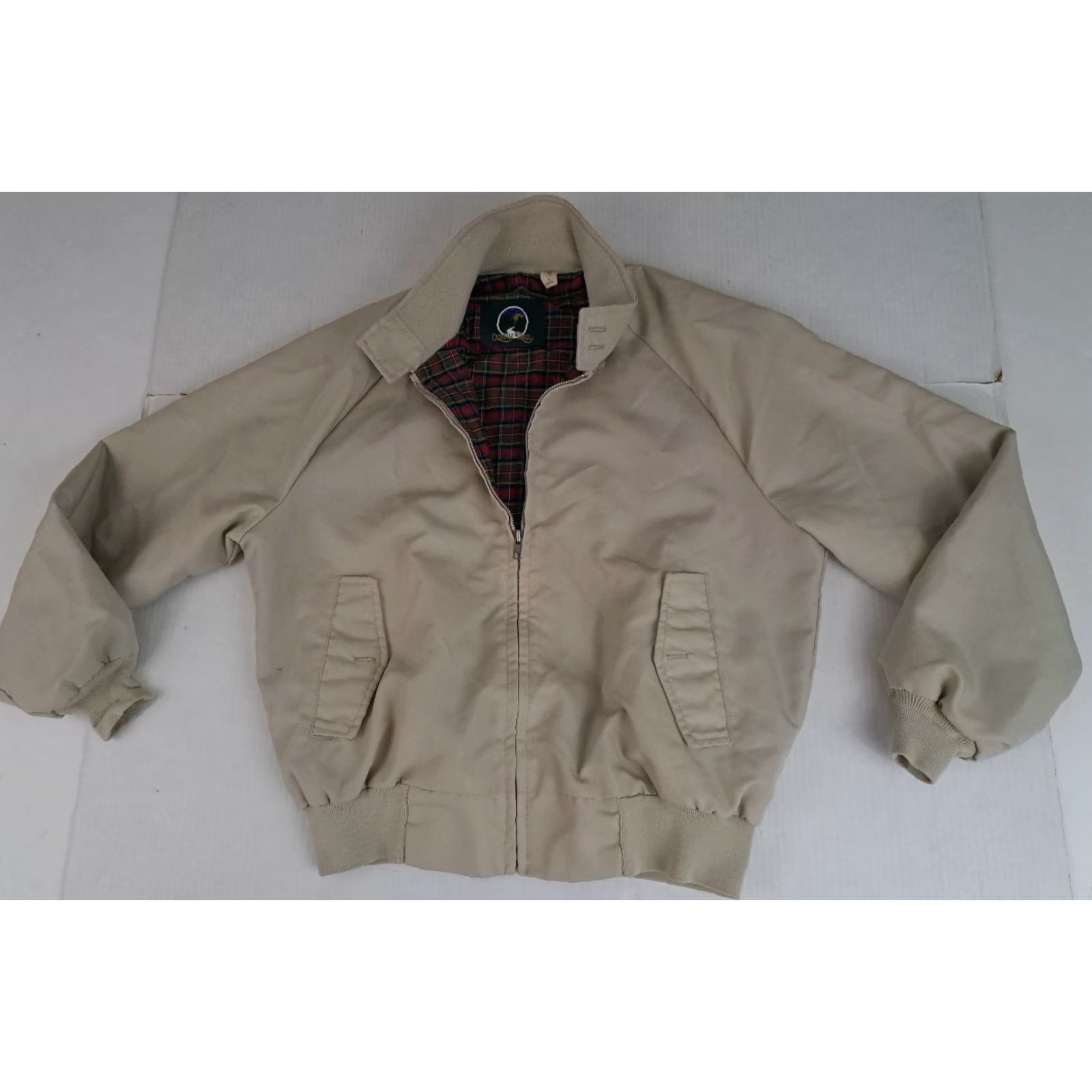 Vintage VINTAGE Ozark Trail Insulated Full Zip Jacket Plaid Beige Cotton Tan USA Made Bomber Jacket Men L Regular Width 90s Hiking Size US L / EU 52-54 / 3 - 2 Thumbnail