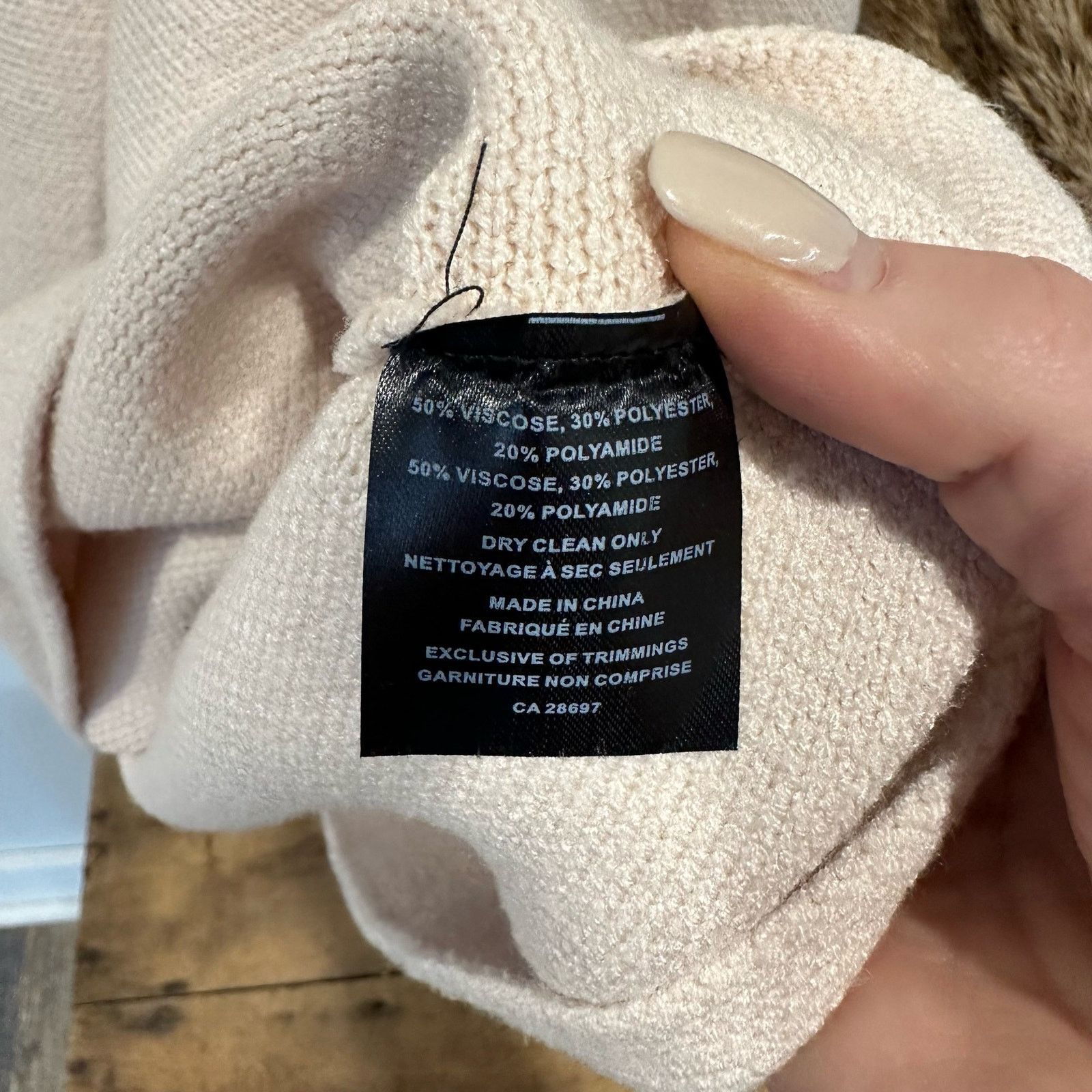 Mitchie’s Knitted Hoodie - size OS