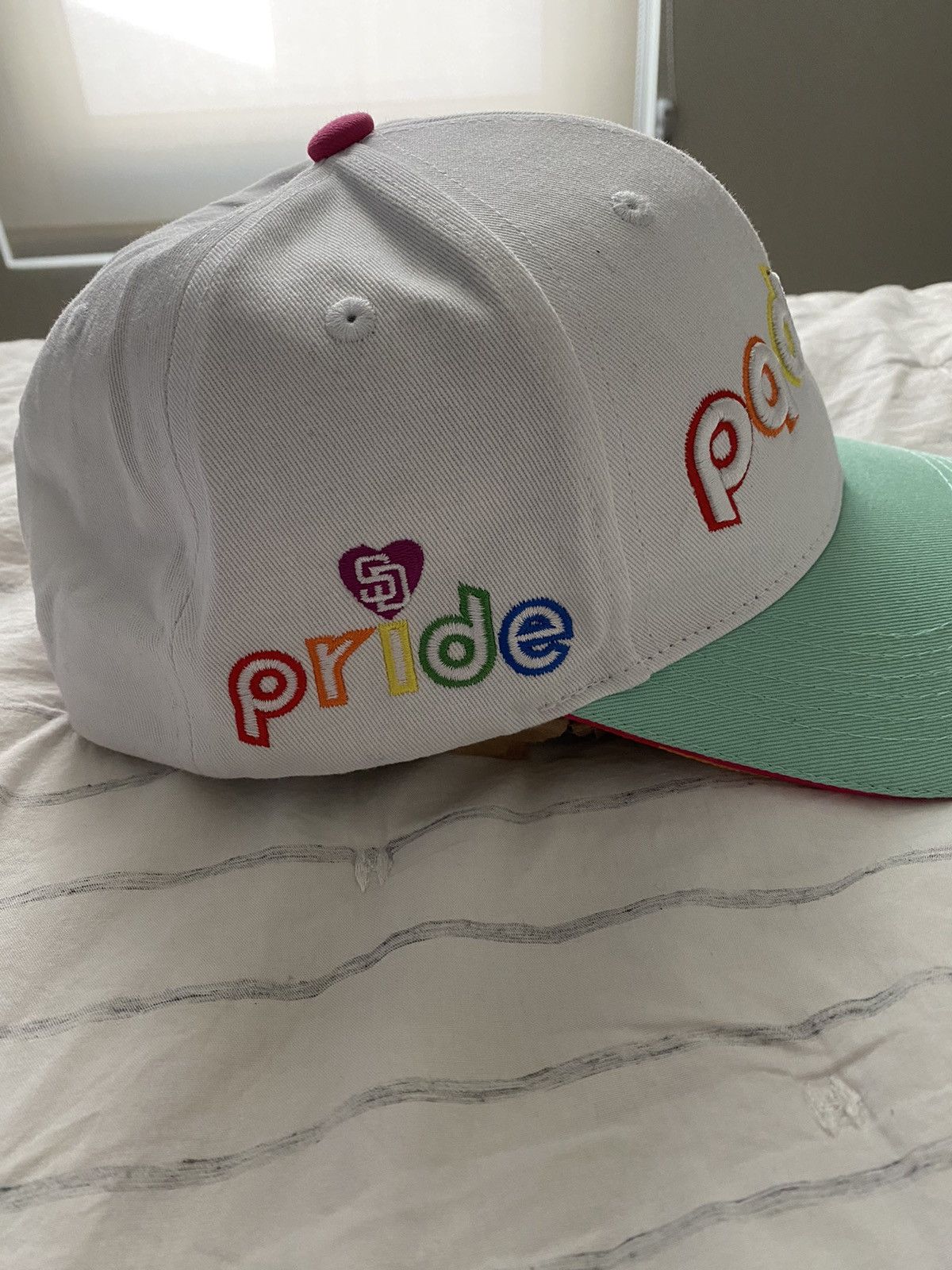 MLB San Diego Padres Out at the Park Pride Hat Brand New Size ONE SIZE - 3 Thumbnail