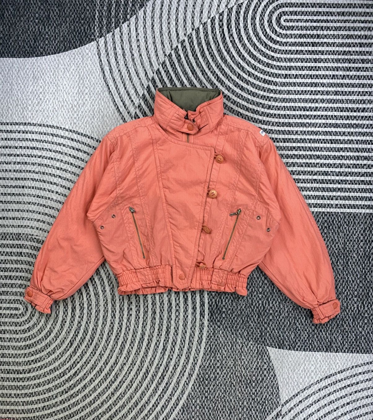 Asics Vintage Peter Steinebron Ski Sport Cropped Style Jacket Size M / US 6-8 / IT 42-44 - 1 Thumbnail