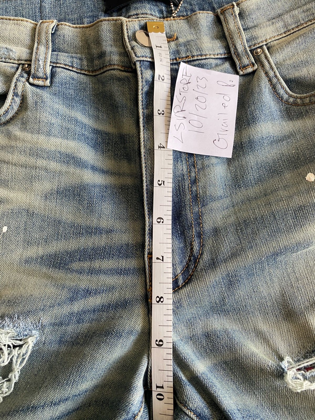 Amiri AMIRI Art Patch Painted Jean Classic Indigio OG 32 Size US 32 / EU 48 - 15 Thumbnail