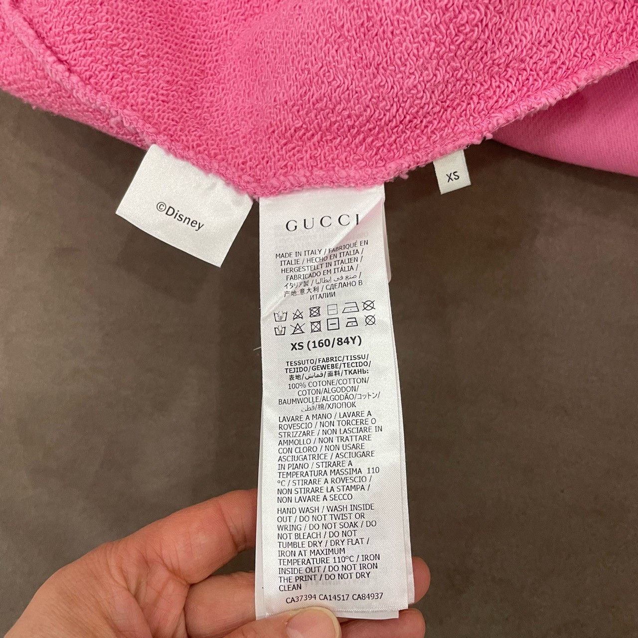 Gucci Gucci Pink Mickey Disney co-branded sweatshirt 2501-Nextarr Size US XS / EU 42 / 0 - 6 Thumbnail