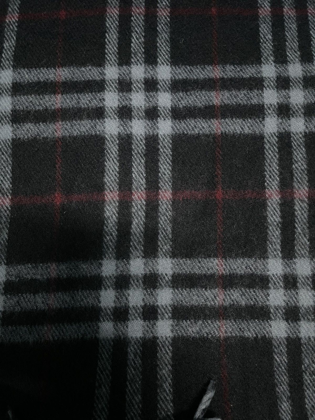 Burberry × Vintage Vintage Burberrys London Nova Check Navy Wool Size ONE SIZE - 3 Thumbnail