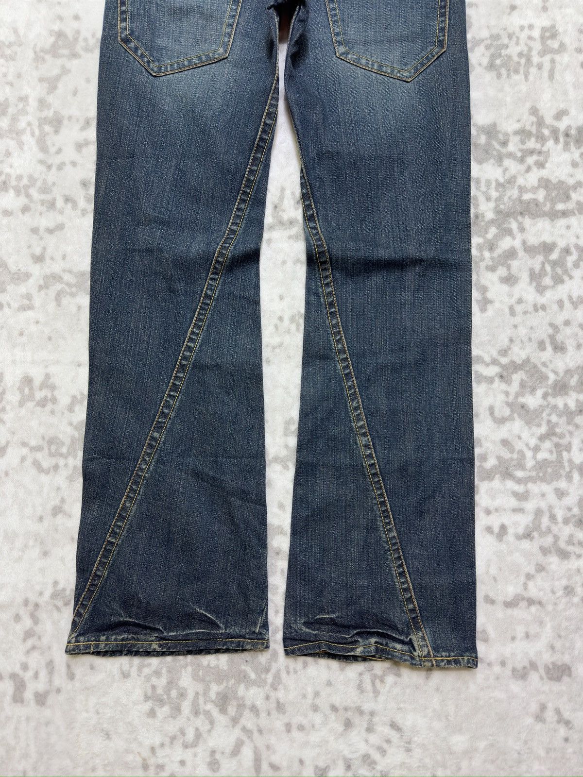 O'Neill Y2K O’Neill Flared Spiral Leg Jeans Embroidered Cross Denim Size US 30 / EU 46 - 10 Thumbnail