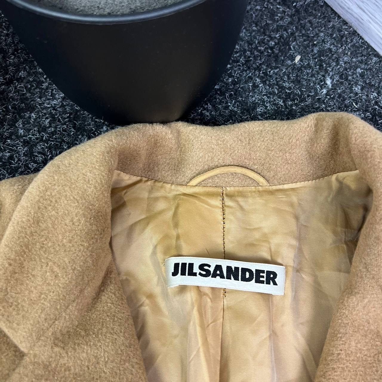 Jil Sander Jil Sander Vintage Coat 100% Camel Cupro Luxury Avant Garde Size M / US 6-8 / IT 42-44 - 2 Thumbnail