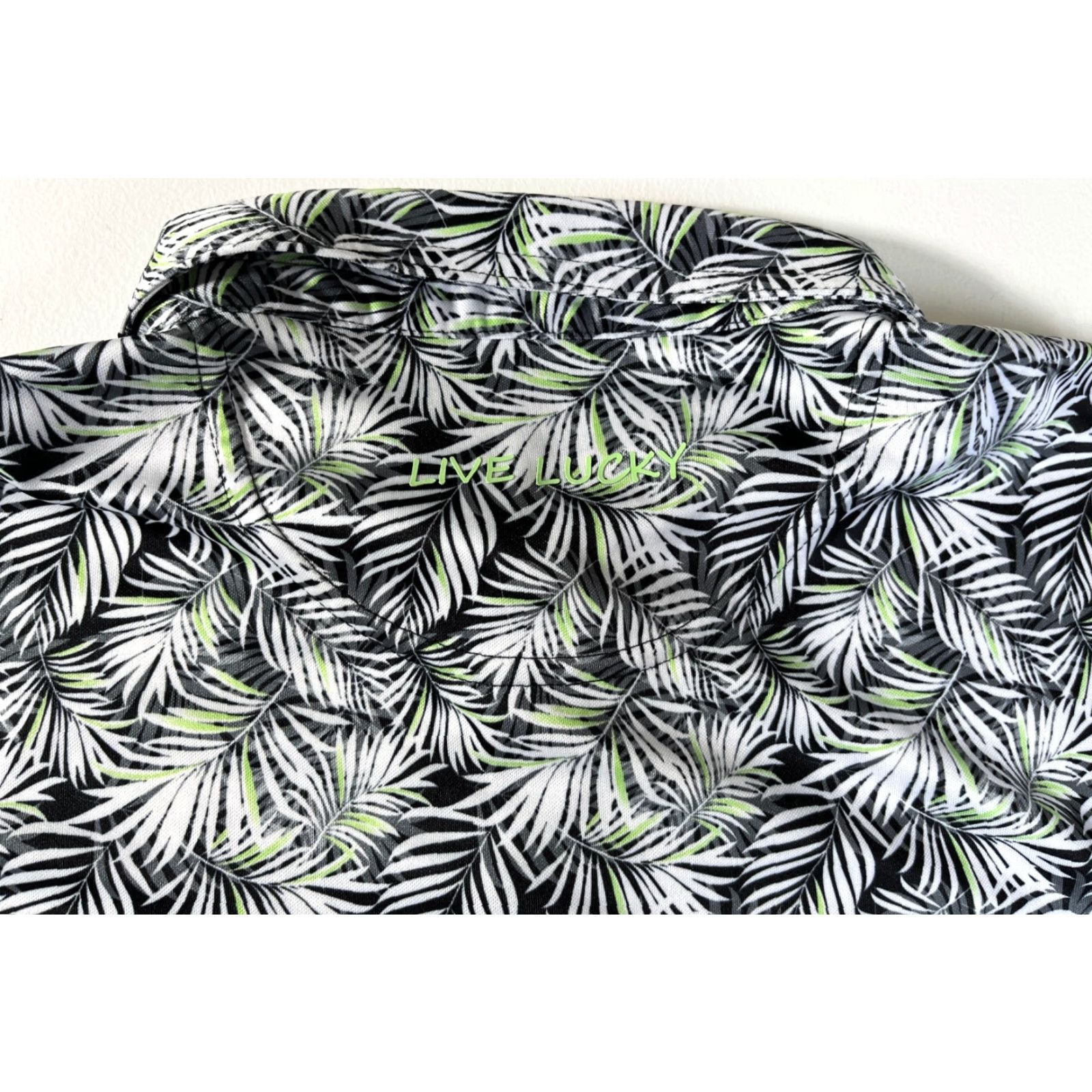 Vintage Men's Black Clover Club Tropics Golf Polo Shirt Sz XL Size US XL / EU 56 / 4 - 5 Thumbnail