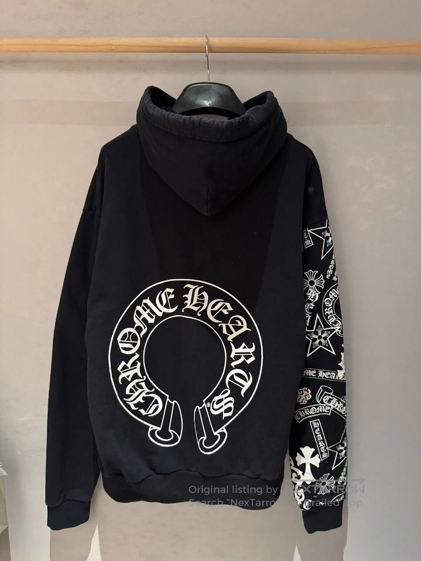 Chrome Hearts Chrome Hearts Black Hoodie with Floral Print. Size US S / EU 44-46 / 1 - 2 Thumbnail
