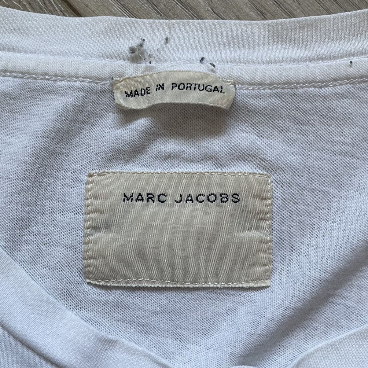 Marc Jacobs Marc Jacobs Embroidered Rat Spellout T Shirt Size US L / EU 52-54 / 3 - 6 Thumbnail