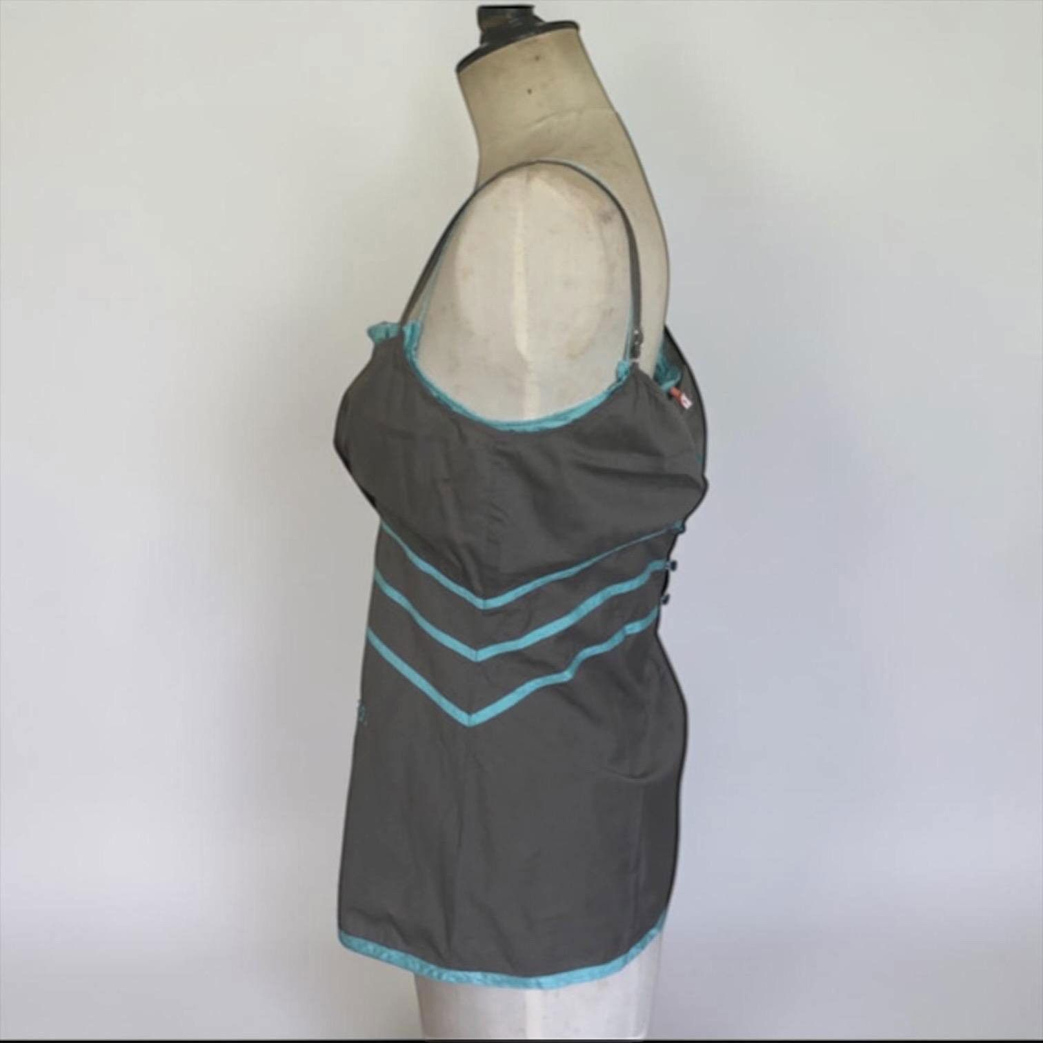 Other The Cop Copine Turquoise Lace Top Size ONE SIZE - 4 Thumbnail