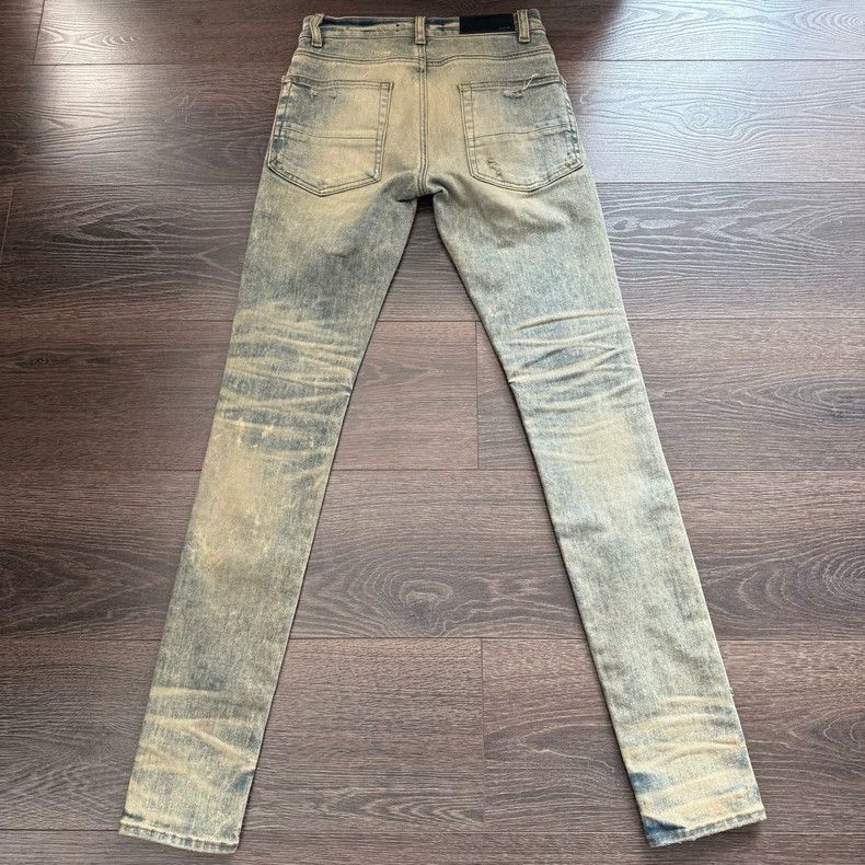 Amiri Amiri yellow mud washed denim jeans Size US 28 / EU 44 - 5 Thumbnail