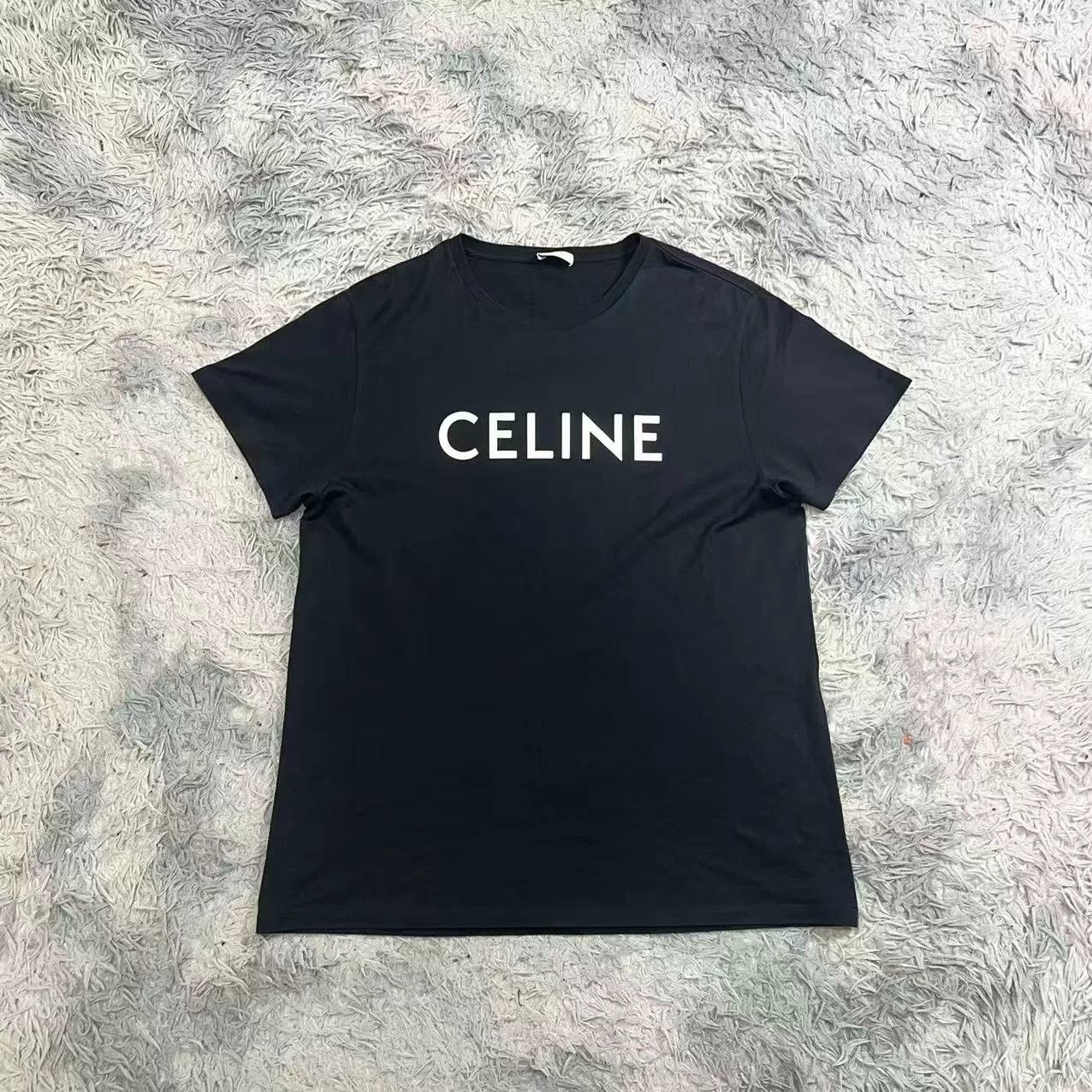 Celine Celine Logo Short-Sleeve T-Shirt Size US XL / EU 56 / 4 - 1 Thumbnail