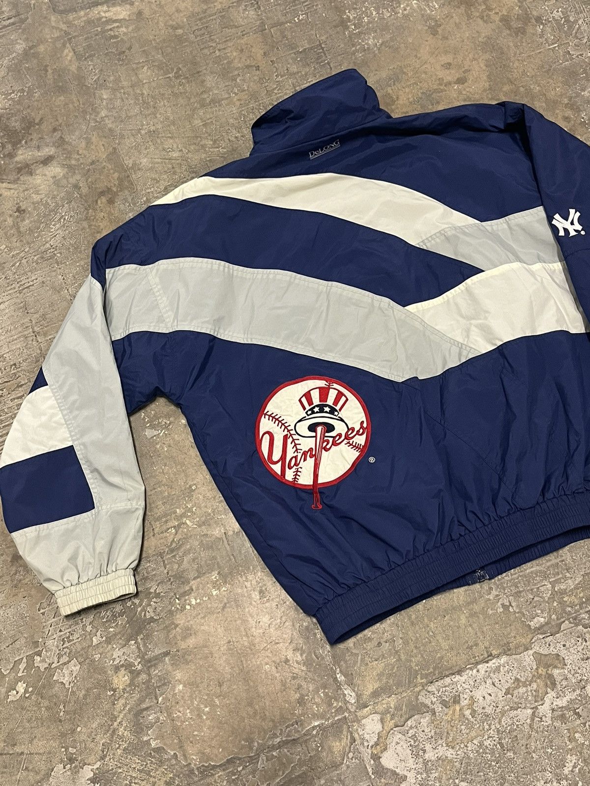 Vintage NY Yankees rare lightweight windbreaker jacket Size US XXL / EU 58 / 5 - 7 Thumbnail