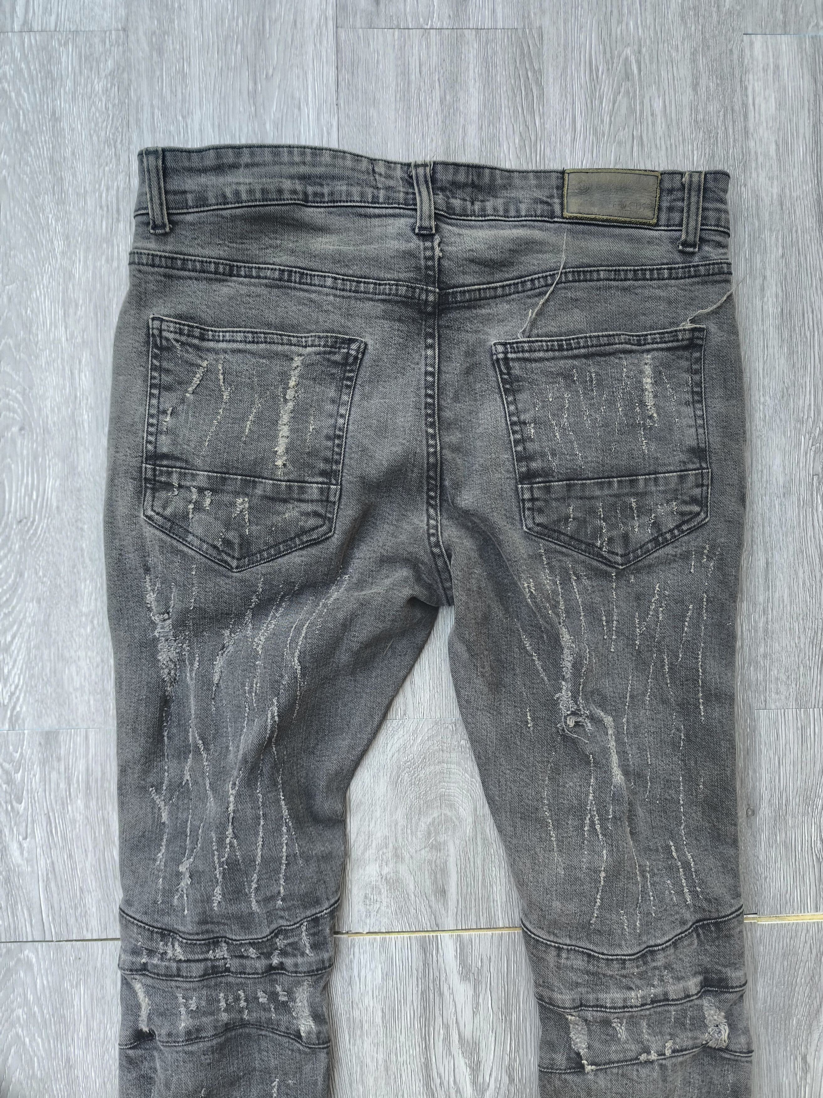 Japanese Brand × KMRii × Le Grande Bleu (L.G.B.) Biker Jeans rockers slim fit Size US 34 / EU 50 - 7 Thumbnail