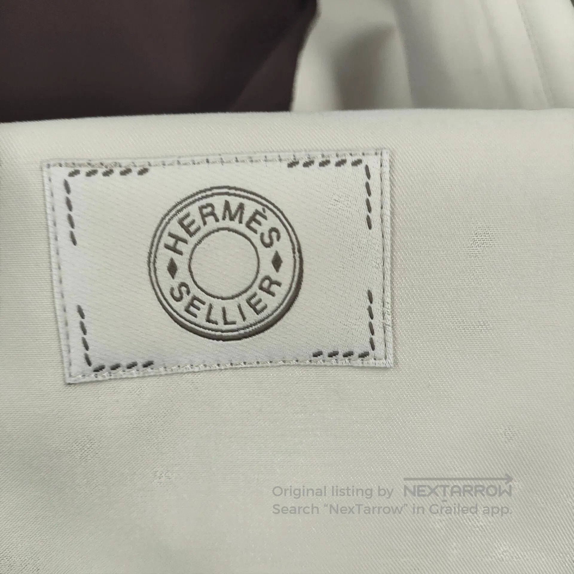 Hermes Hermes Off-white Hooded Long Coat| Size US S / EU 44-46 / 1 - 2 Thumbnail