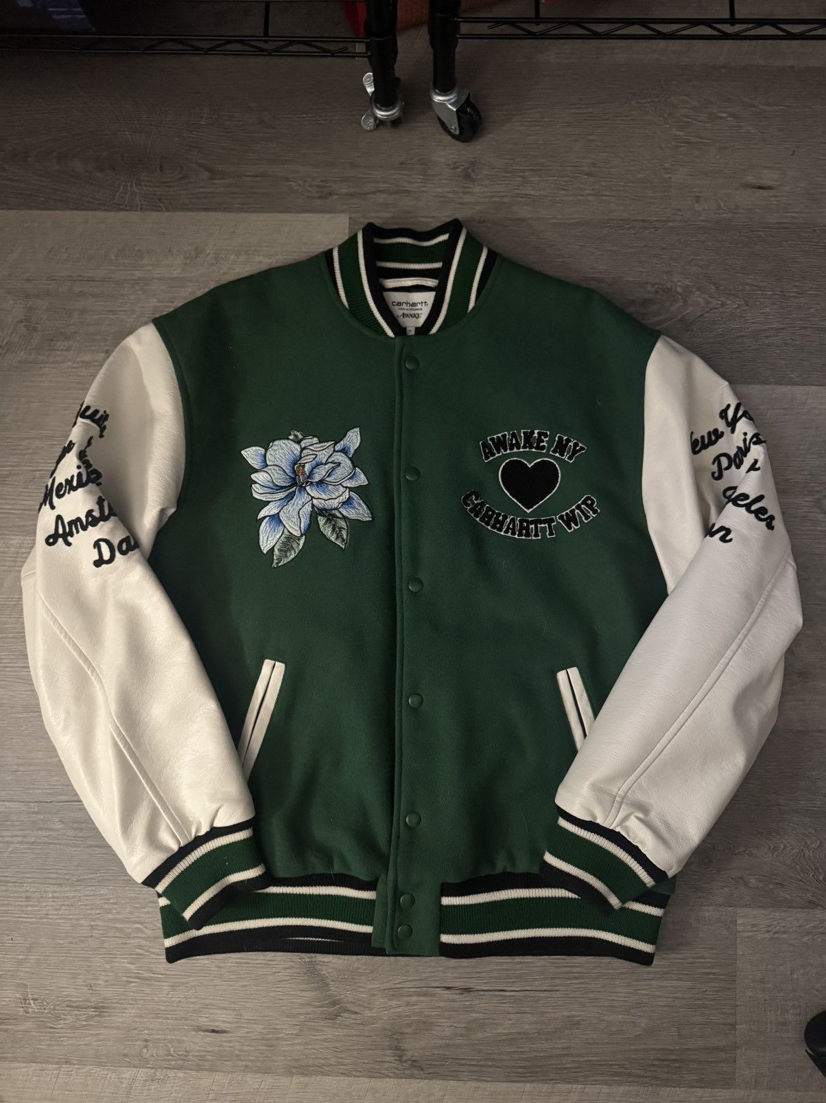 AWAKE NY X CARHARTT WIP TEDDY JACKET